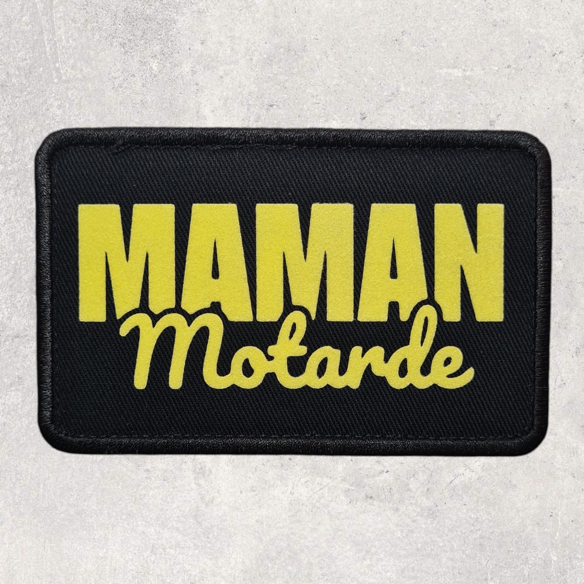 Patch amovible " Maman motarde "