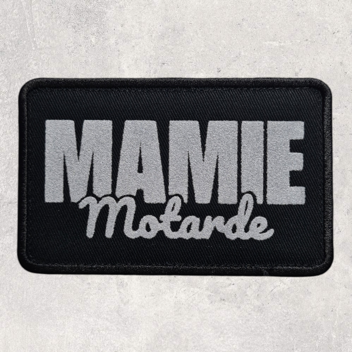 Patch amovible " Mamie motarde "