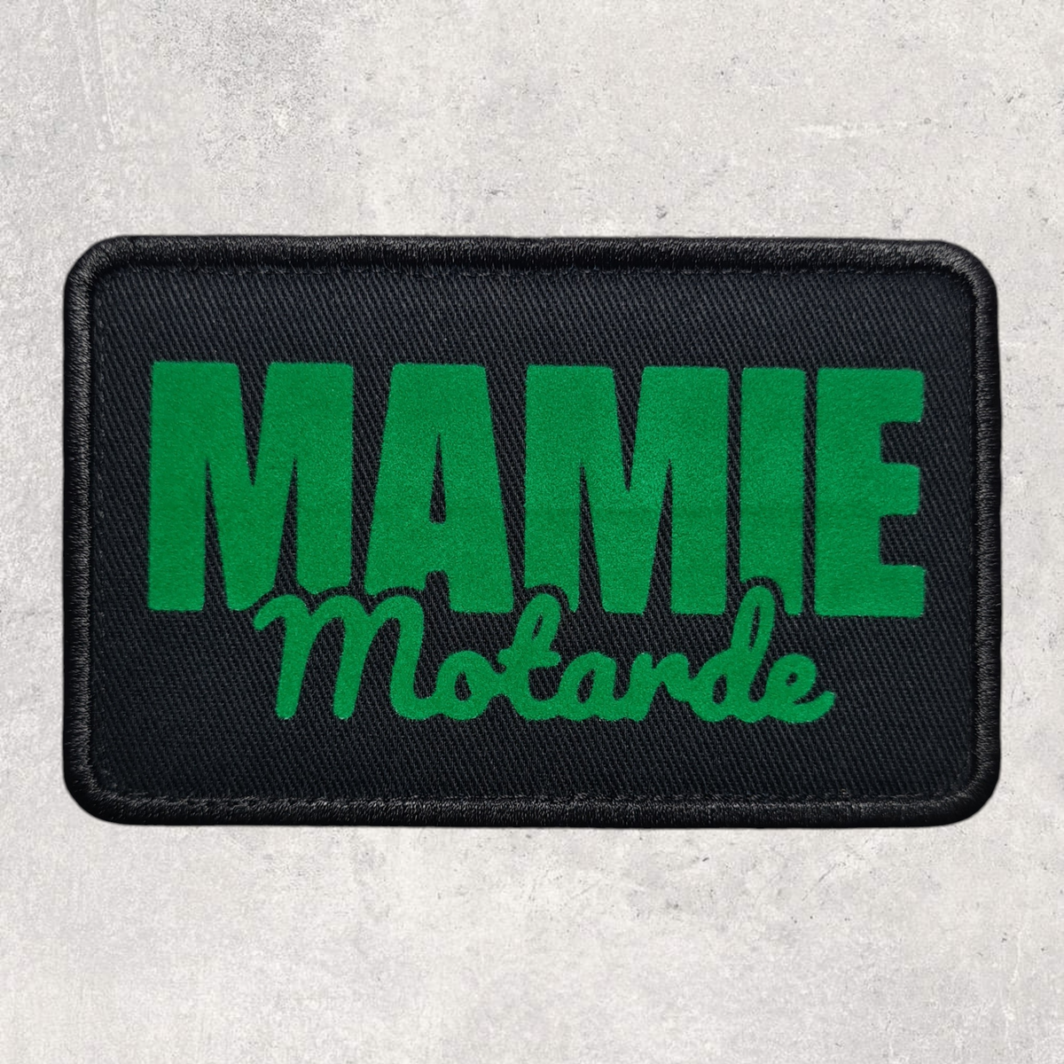 Patch amovible " Mamie motarde "