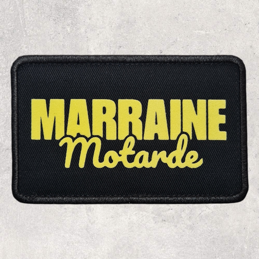 Patch amovible " Marraine motarde "