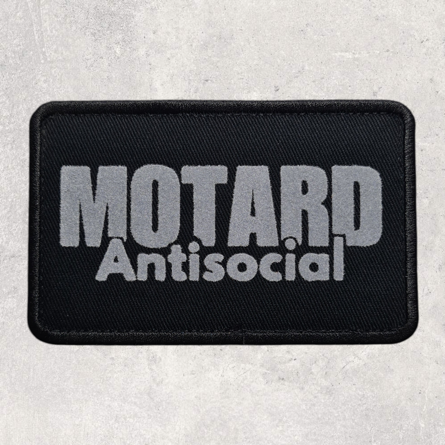 Patch amovible " Motard antisocial "