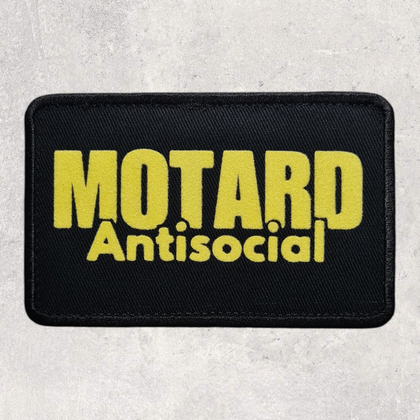 Patch amovible " Motard antisocial "