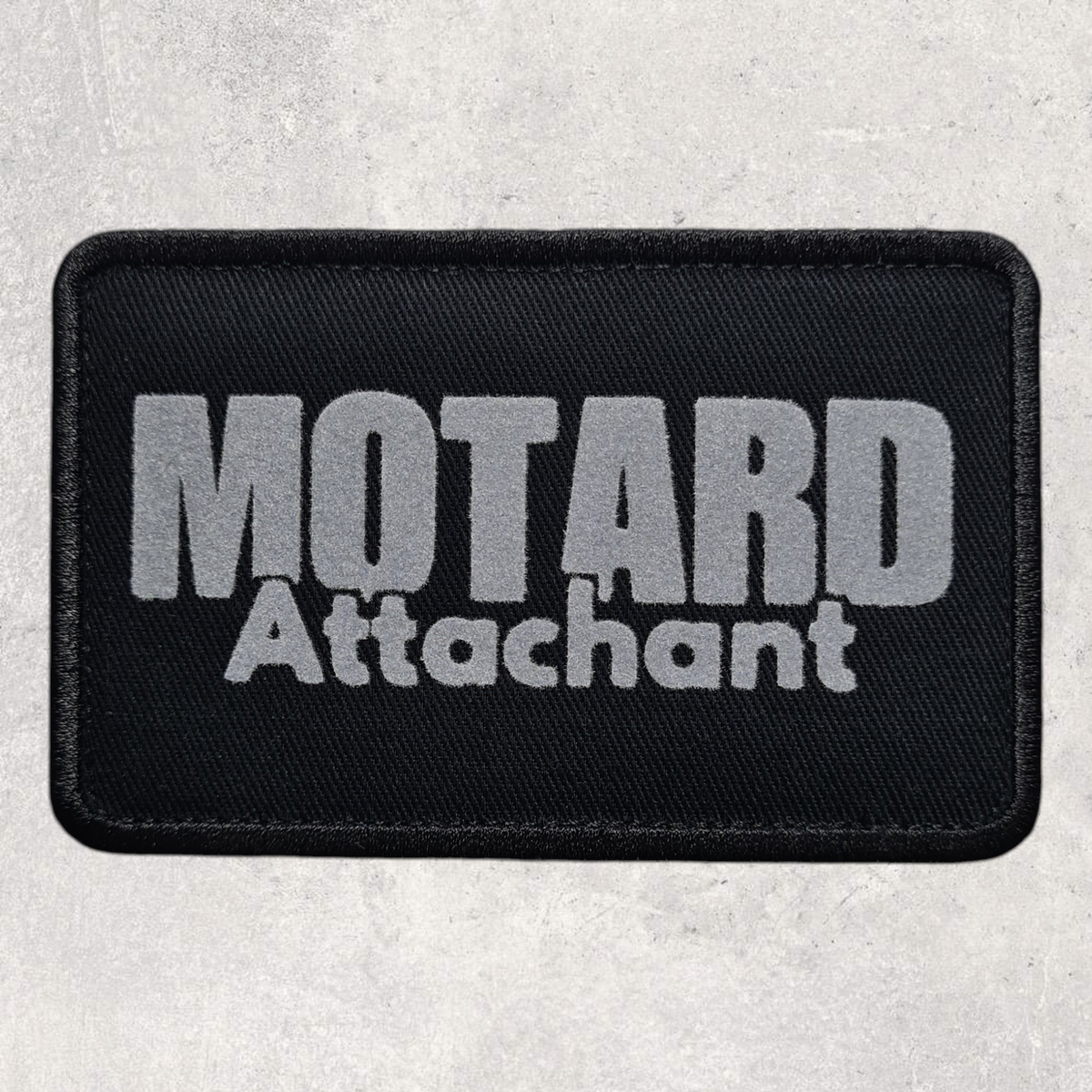 Patch amovible " Motard attachant "
