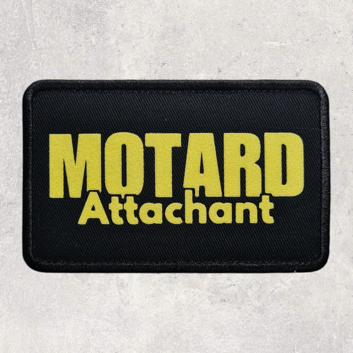 Patch amovible " Motard attachant "