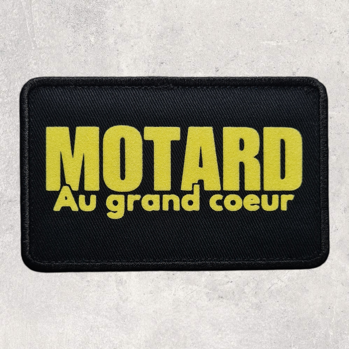 Patch amovible " Motard au grand coeur "