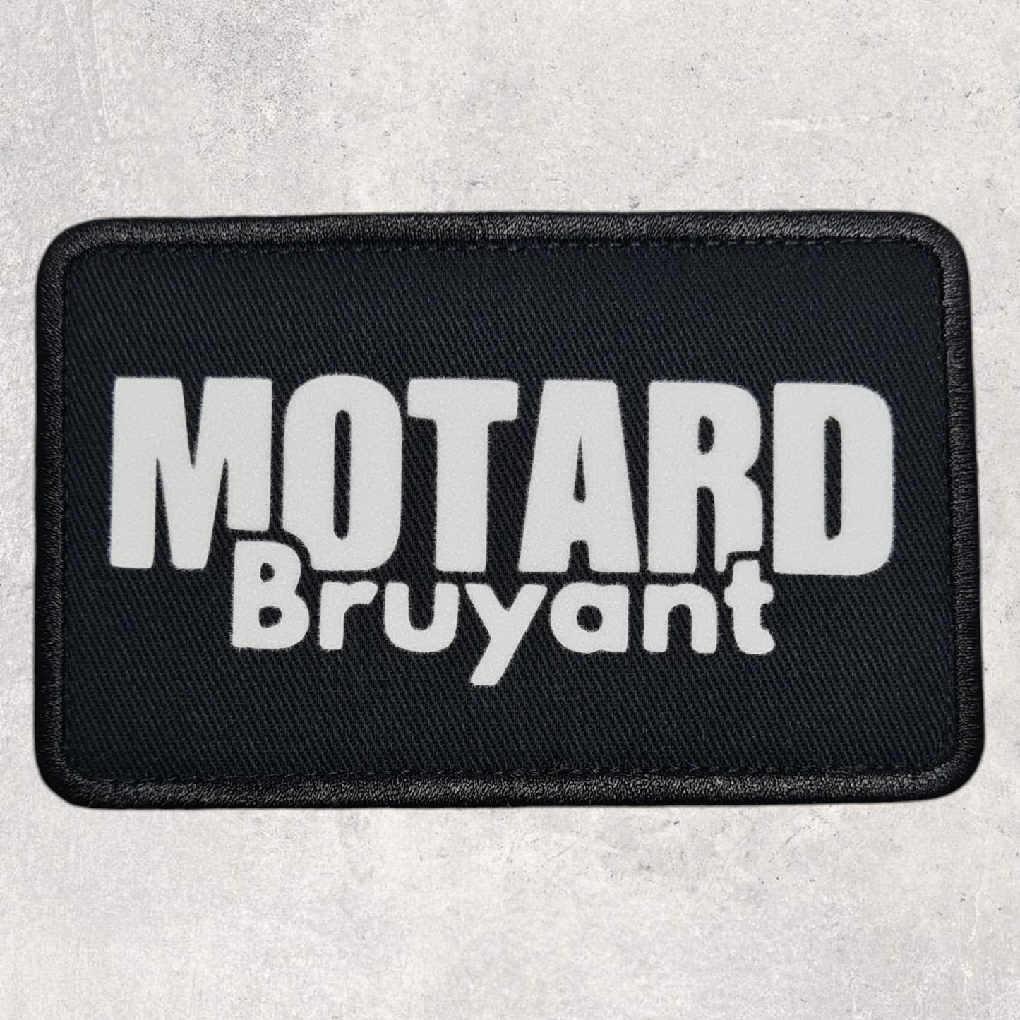 Patch amovible " Motard bruyant "