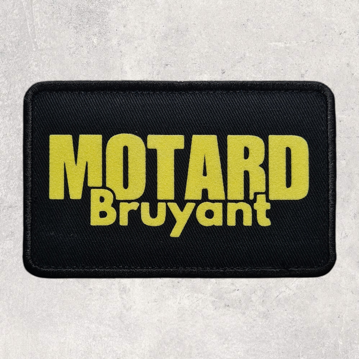 Patch amovible " Motard bruyant "