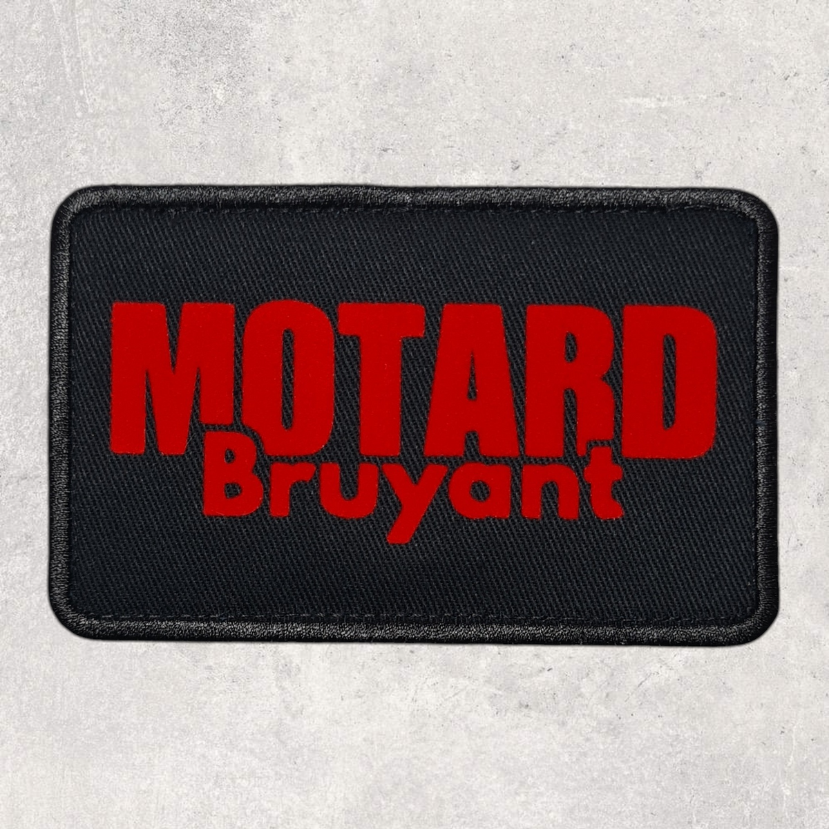 Patch amovible " Motard bruyant "