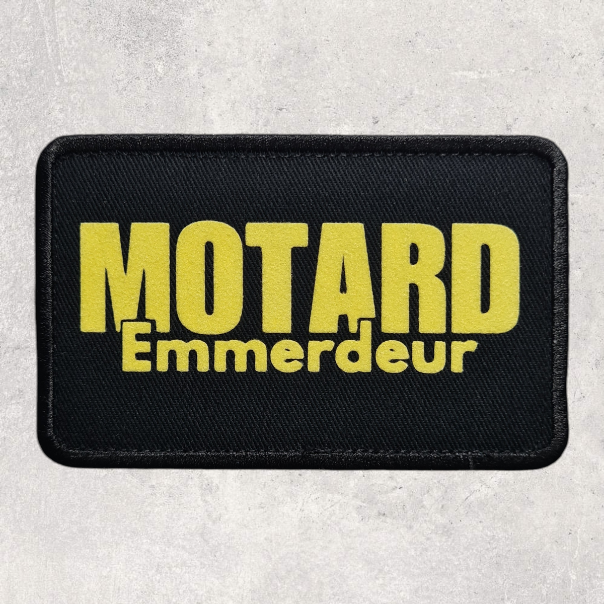 Patch amovible " Motard emmerdeur "