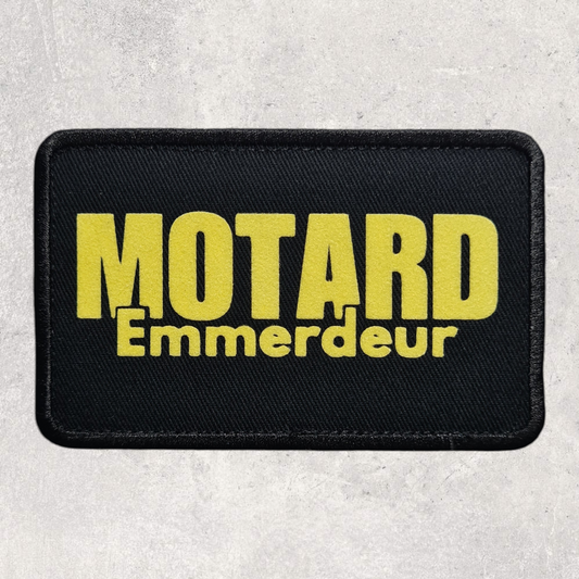 Patch amovible " Motard emmerdeur "