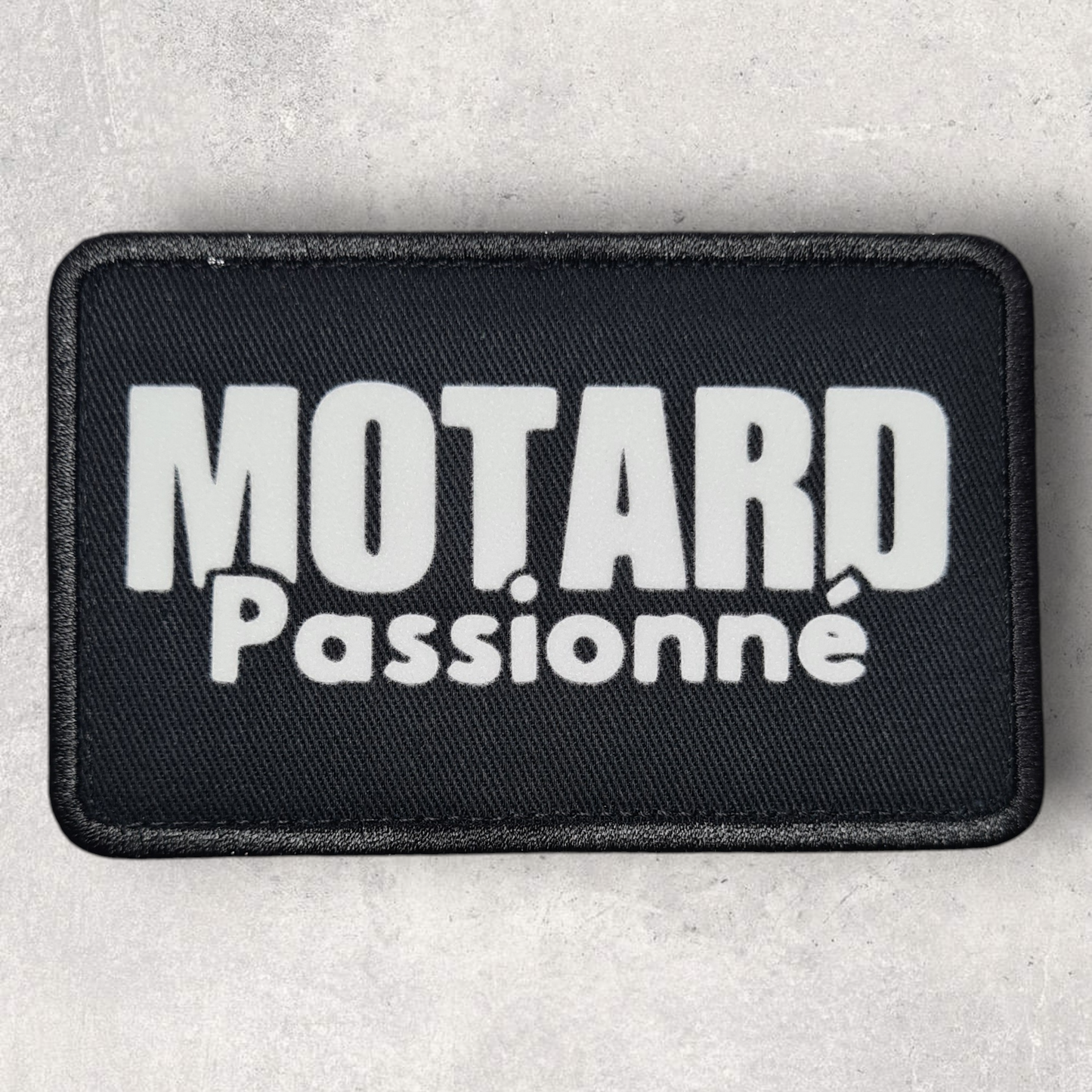Patch amovible " Motard passionné "