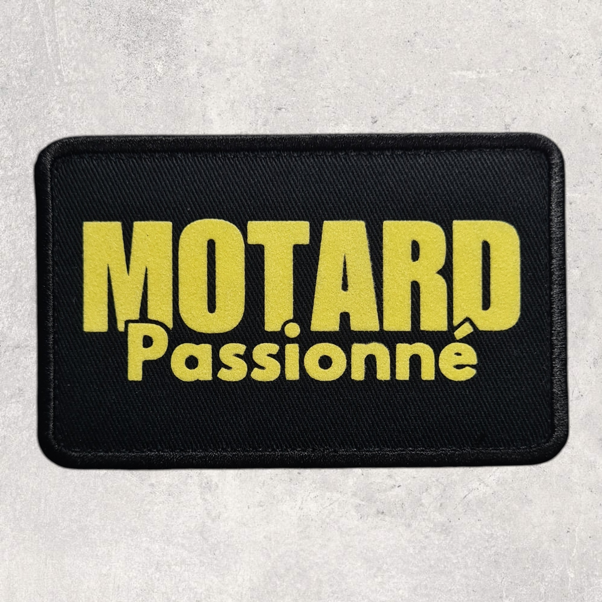 Patch amovible " Motard passionné "