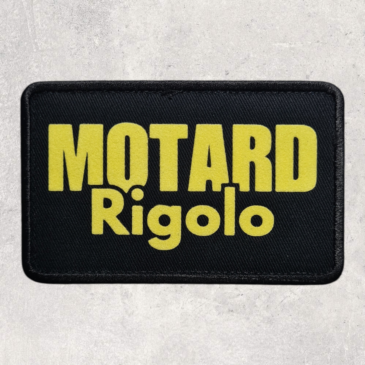 Patch amovible " Motard rigolo "
