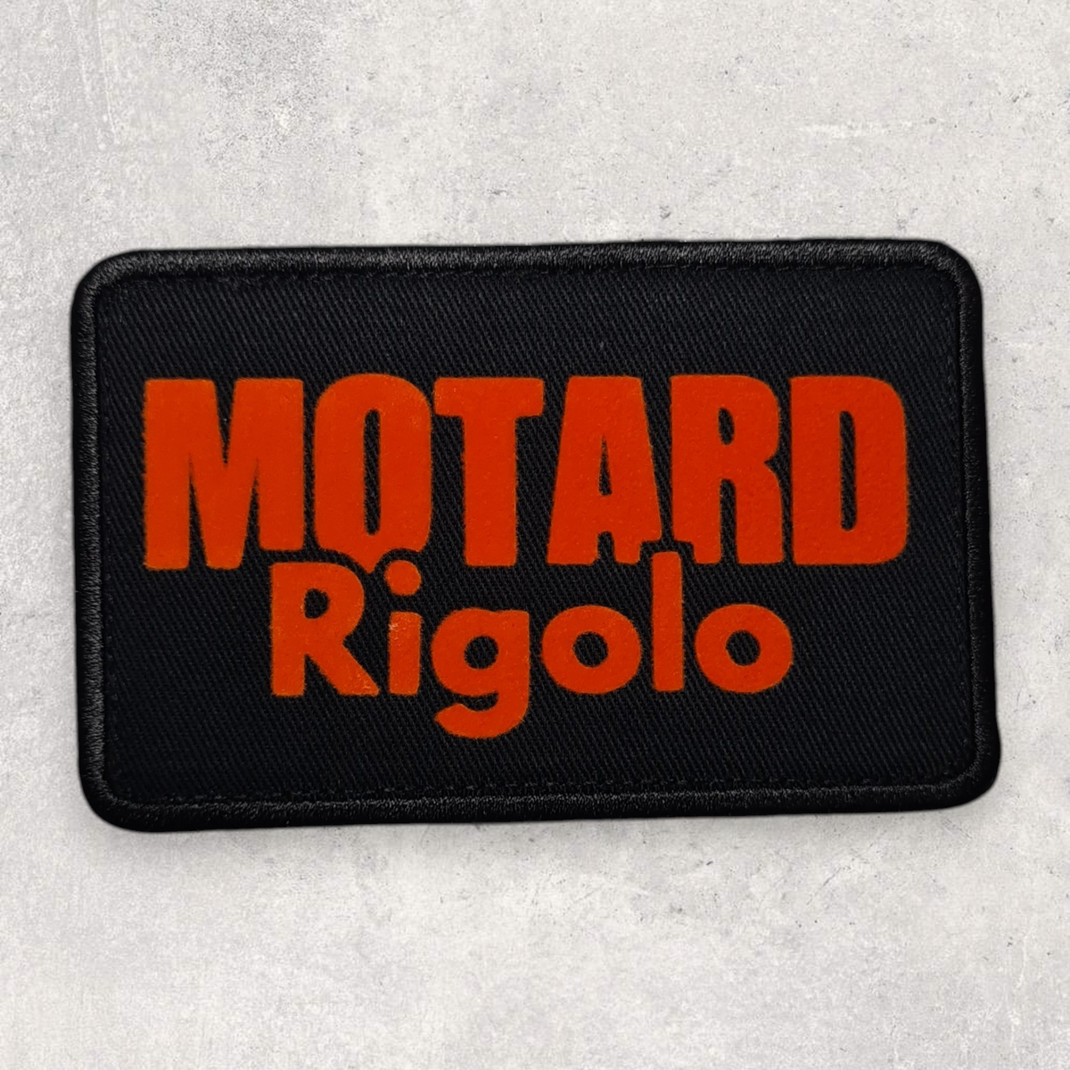 Patch amovible " Motard rigolo "