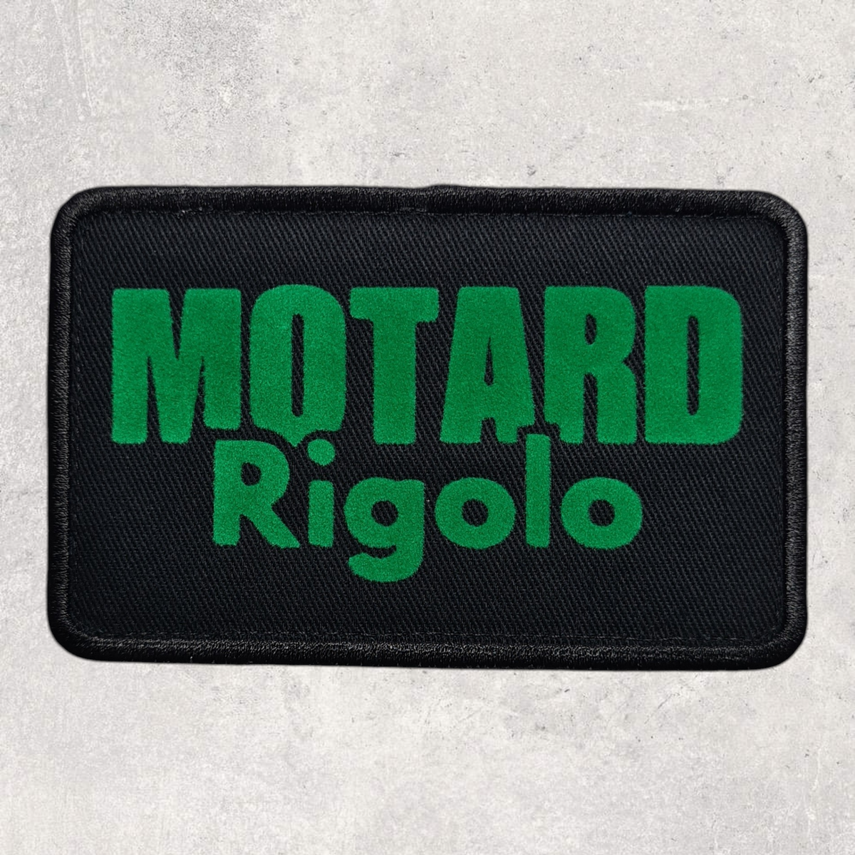 Patch amovible " Motard rigolo "