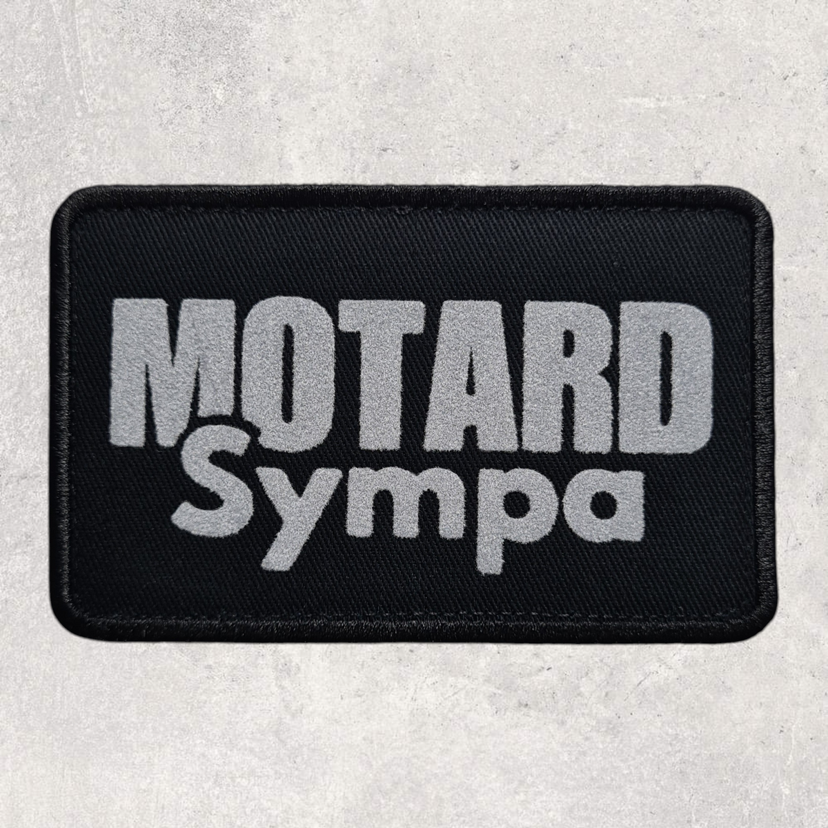 Patch amovible " Motard sympa "