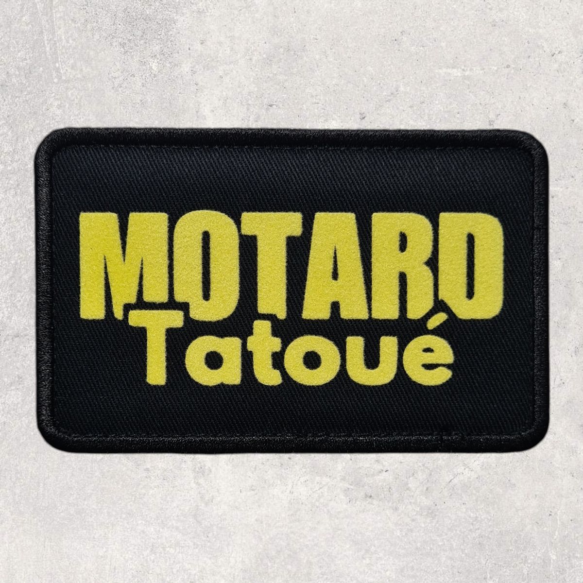 Patch amovible " Motard tatoué "