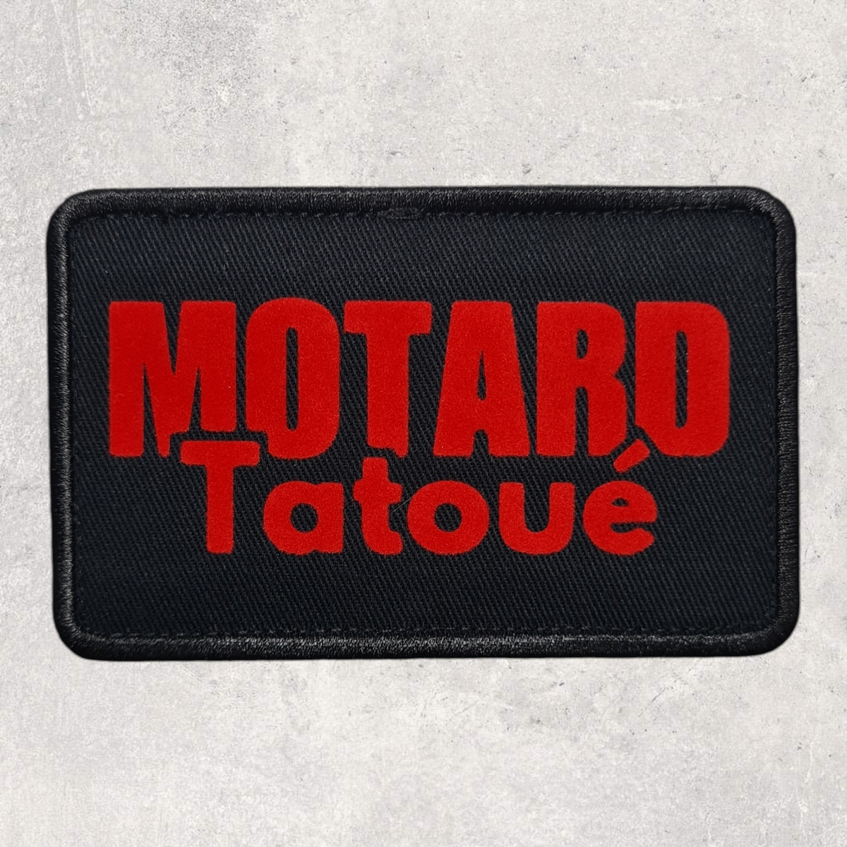 Patch amovible " Motard tatoué "