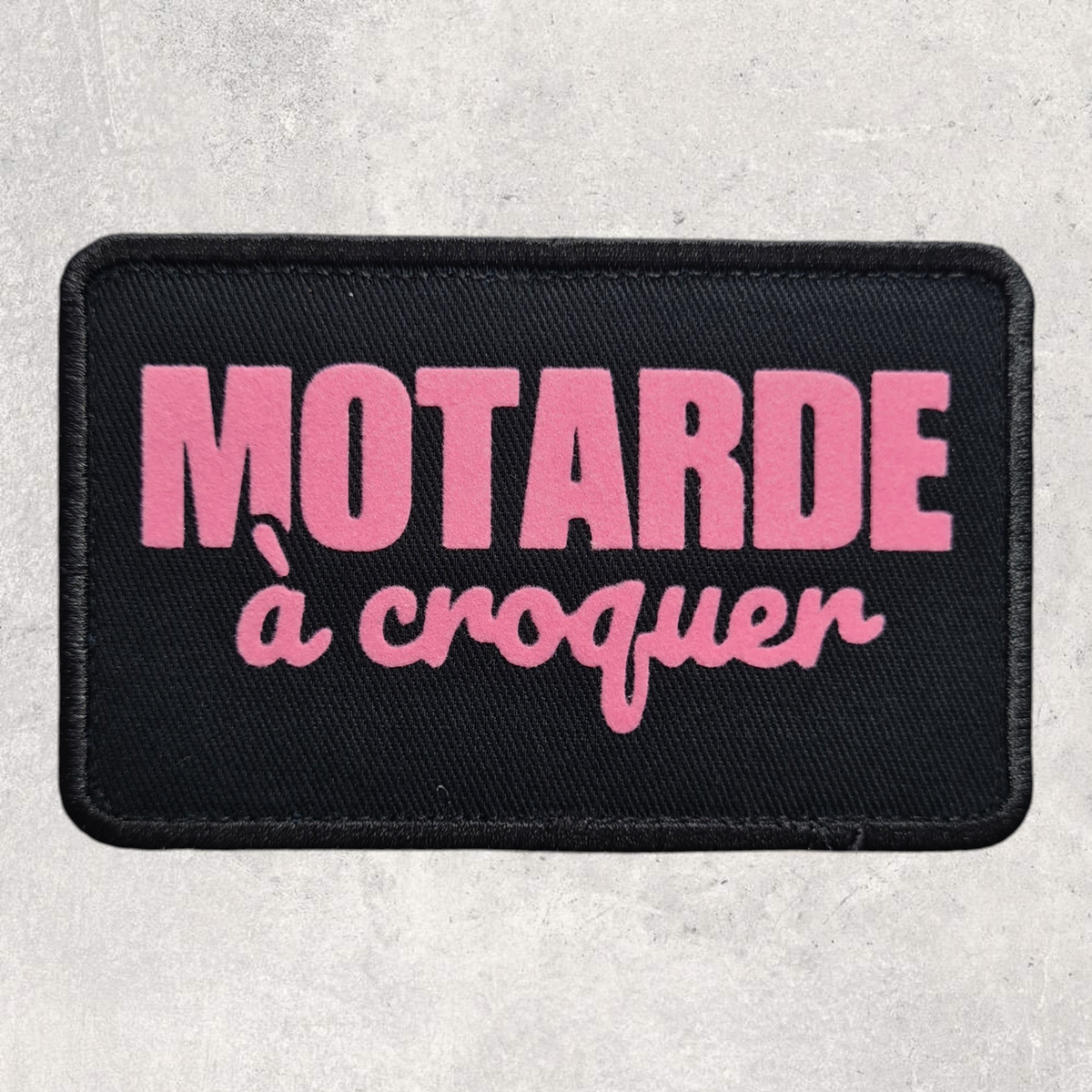 Patch amovible " Motarde à croquer "