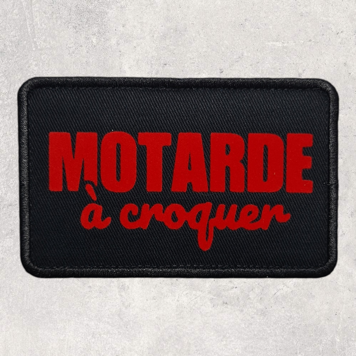 Patch amovible " Motarde à croquer "