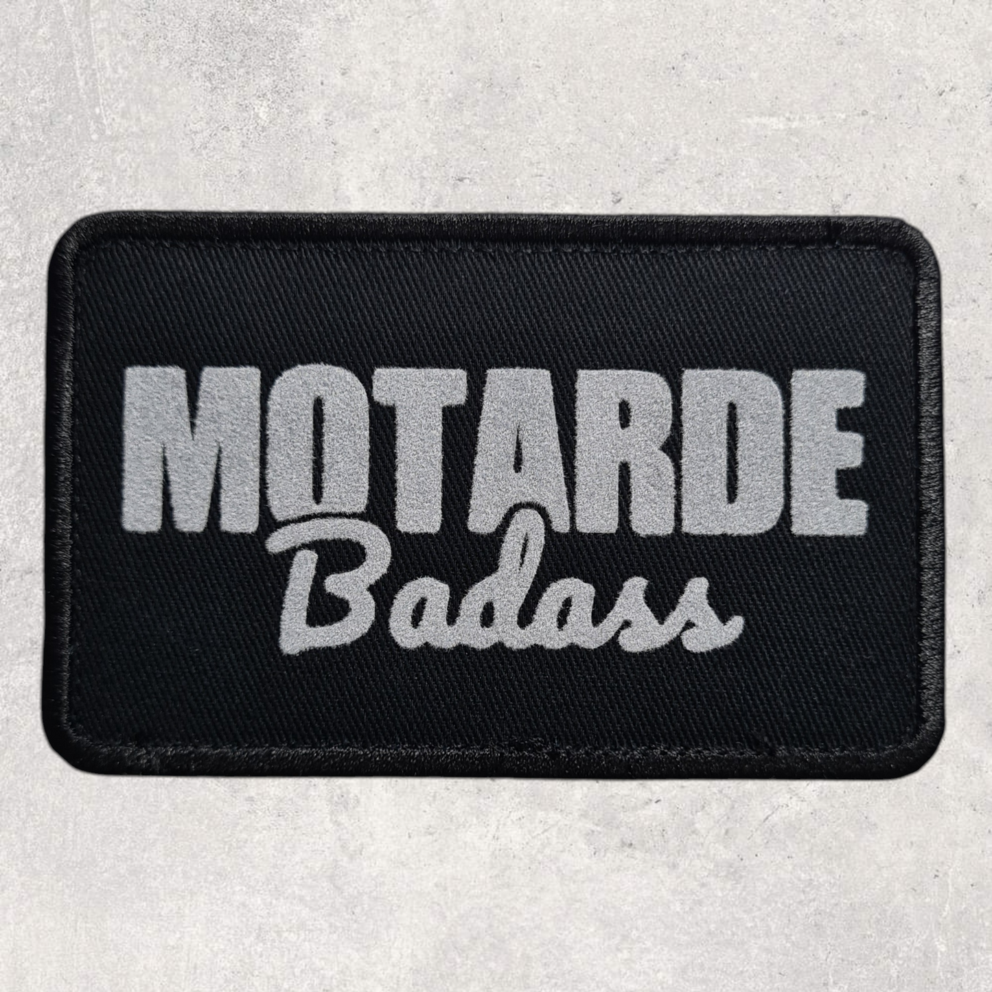 Patch amovible " Motarde badass "