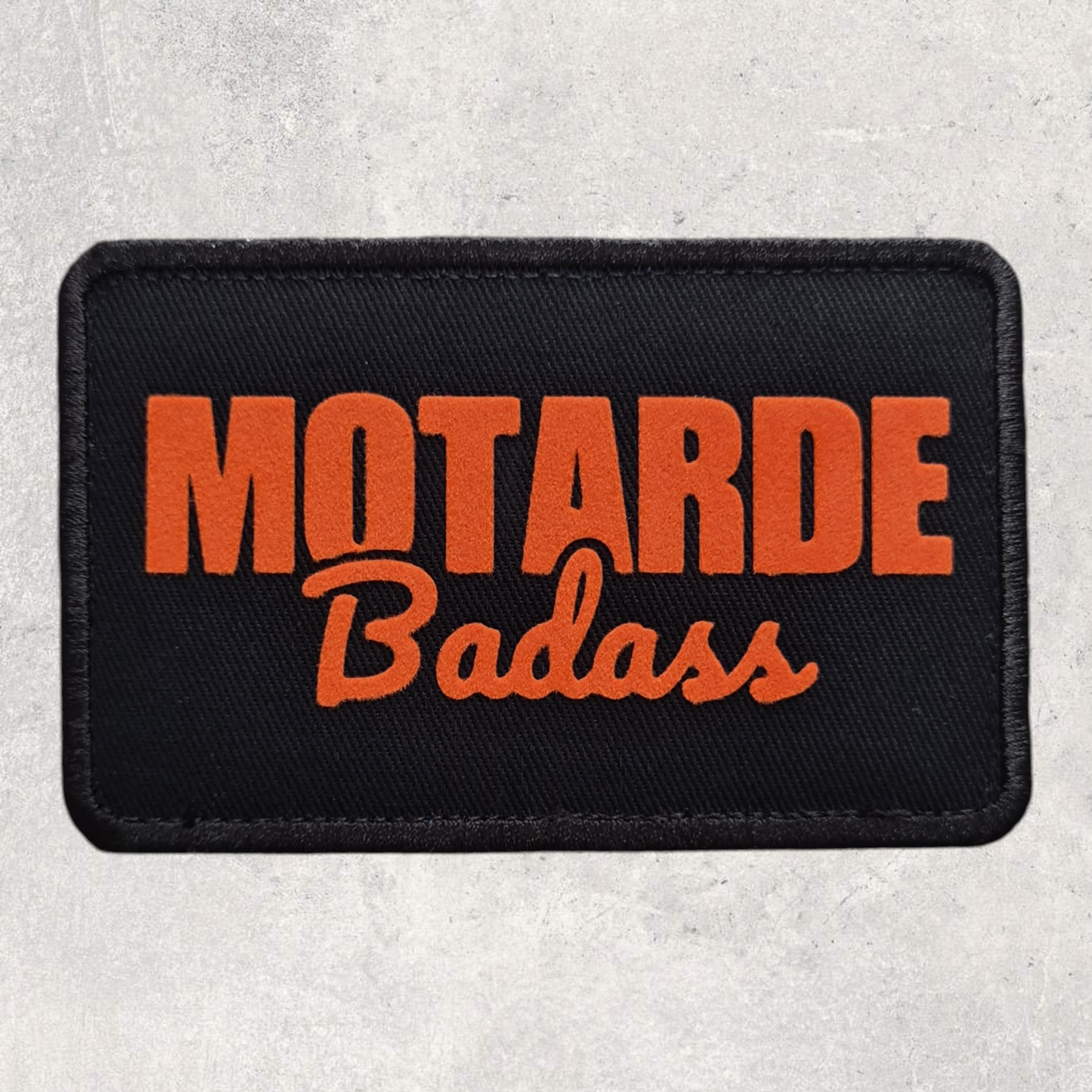 Patch amovible " Motarde badass "