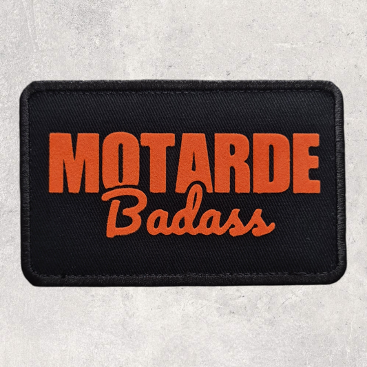 Patch amovible " Motarde badass "