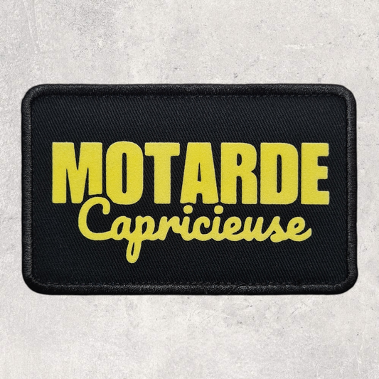 Patche amovible " Motarde capricieuse "