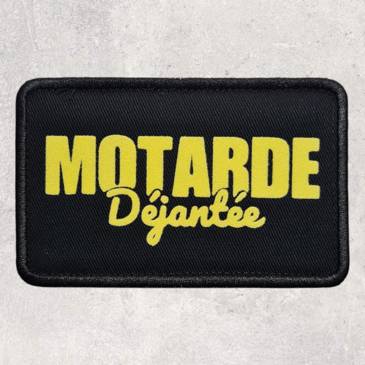 Patch amovible " Motarde déjantée "