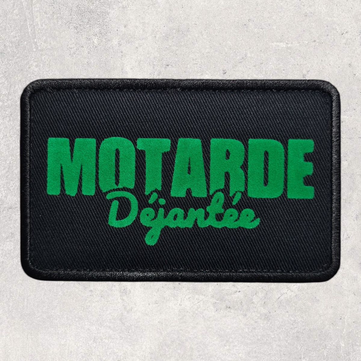 Patch amovible " Motarde déjantée "