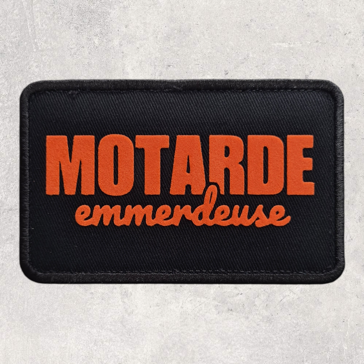 Patch amovible " Motarde emmerdeuse "