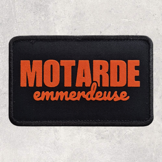 Patch amovible " Motarde emmerdeuse "