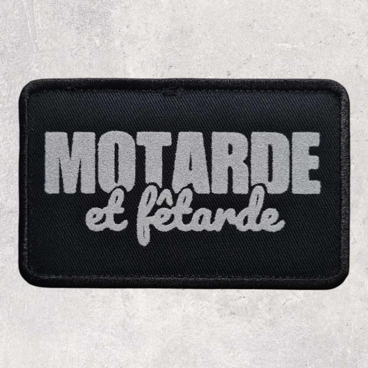 Patch amovible " Motarde et fêtarde "