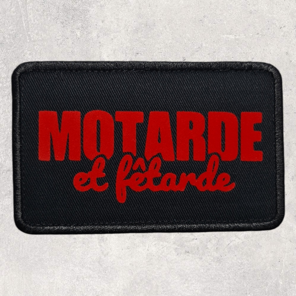 Patch amovible " Motarde et fêtarde "