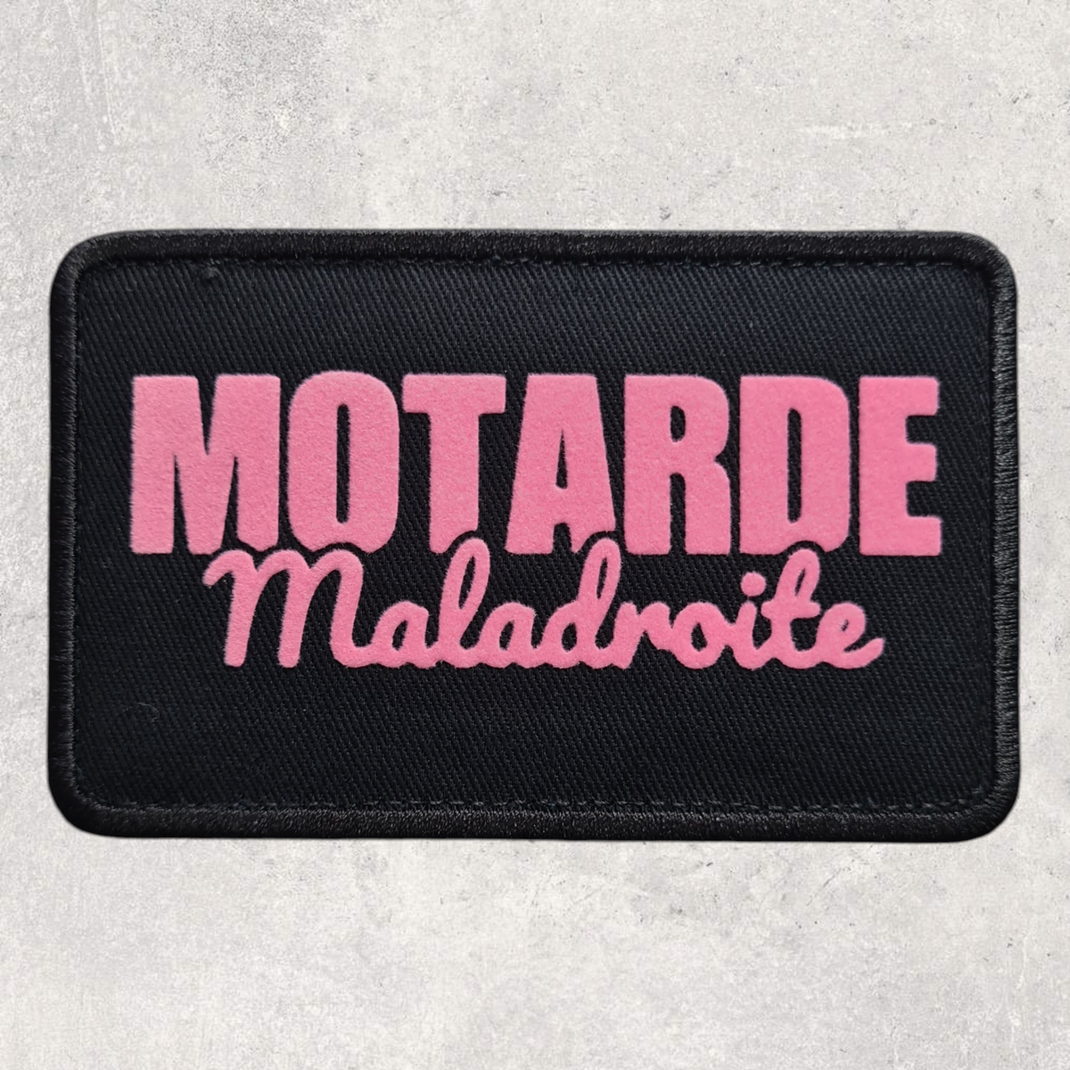Patch amovible " Motarde maladroite "