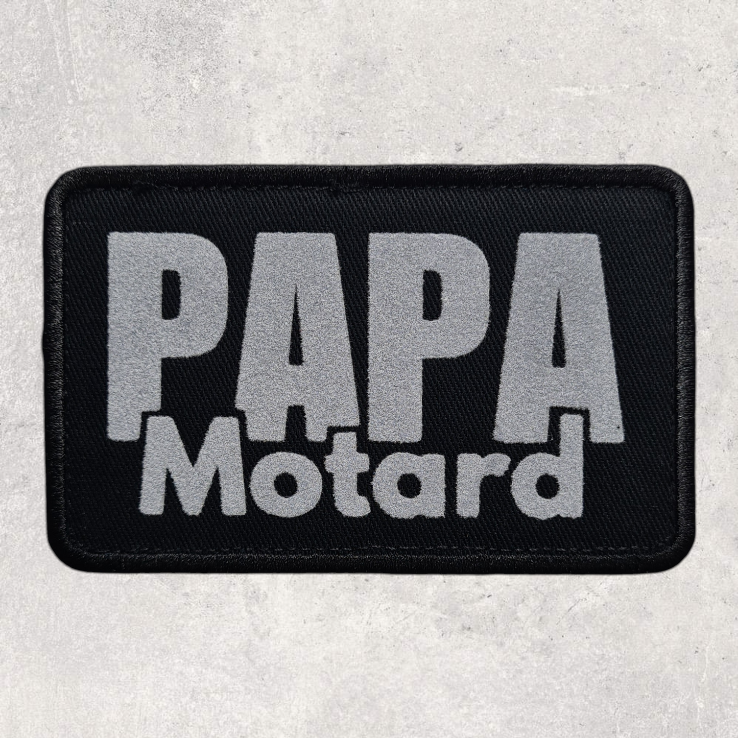 Patch amovible " Papa motard "