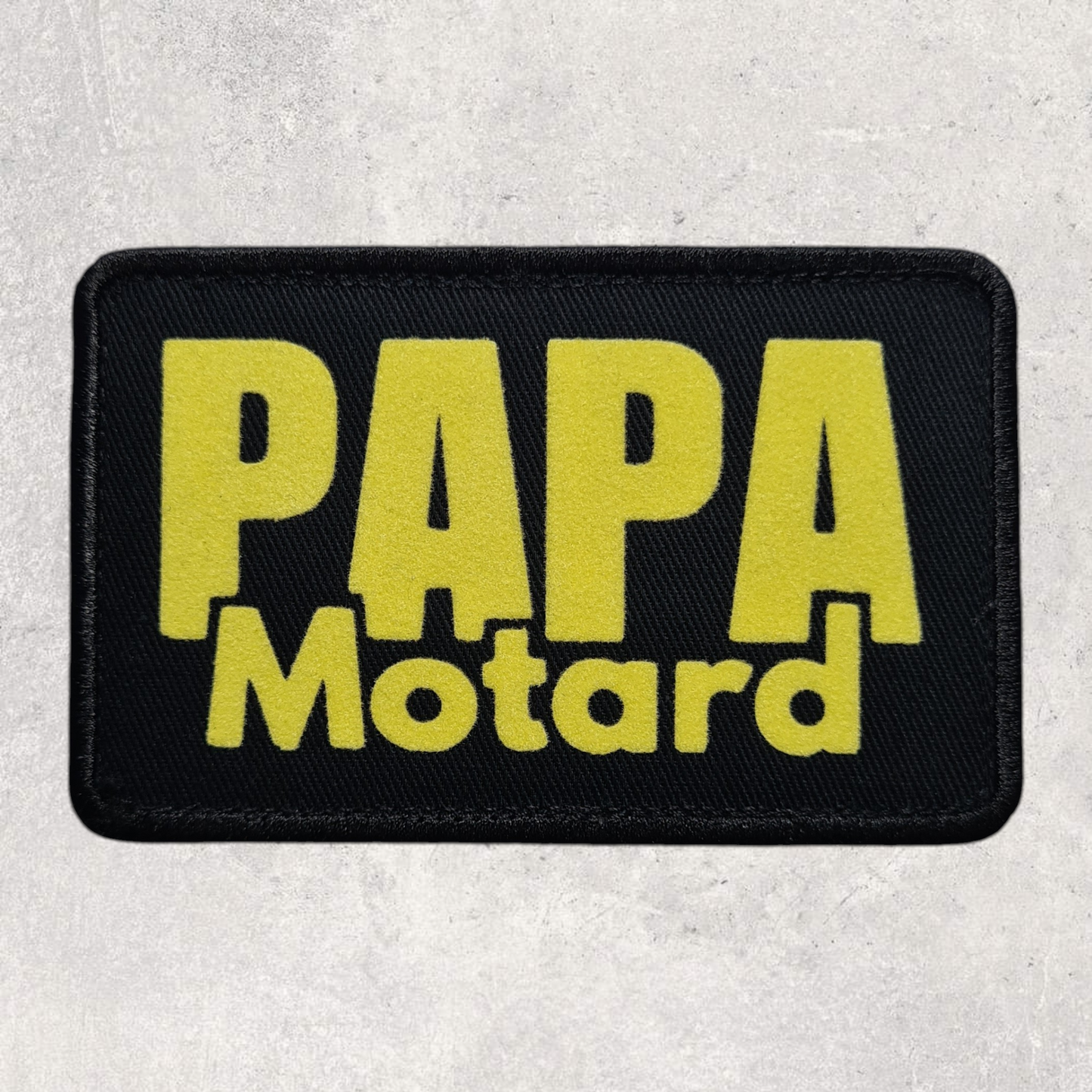 Patch amovible " Papa motard "