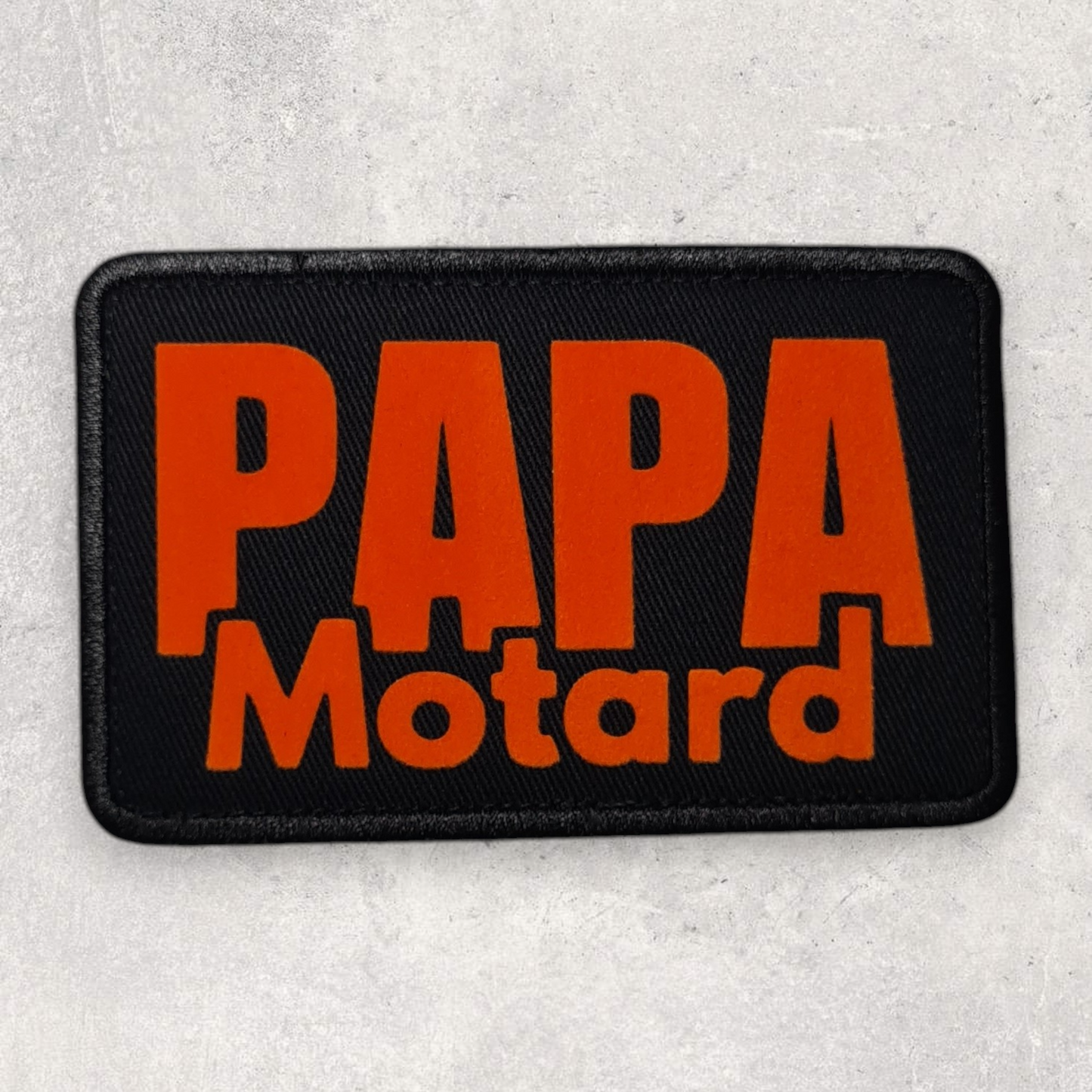 Patch amovible " Papa motard "