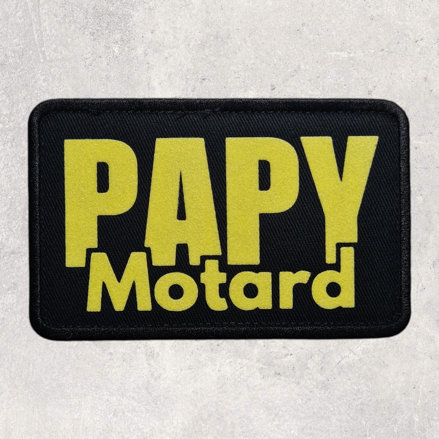 Patch amovible " Papy motard "