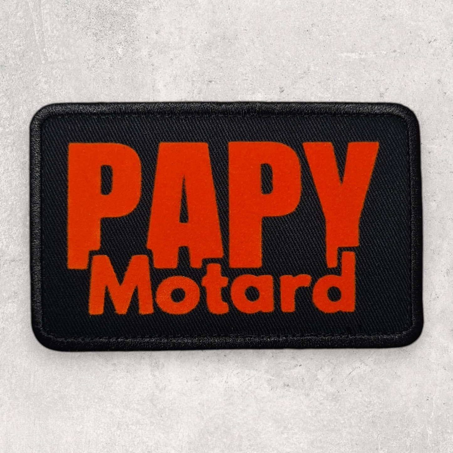 Patch amovible " Papy motard "