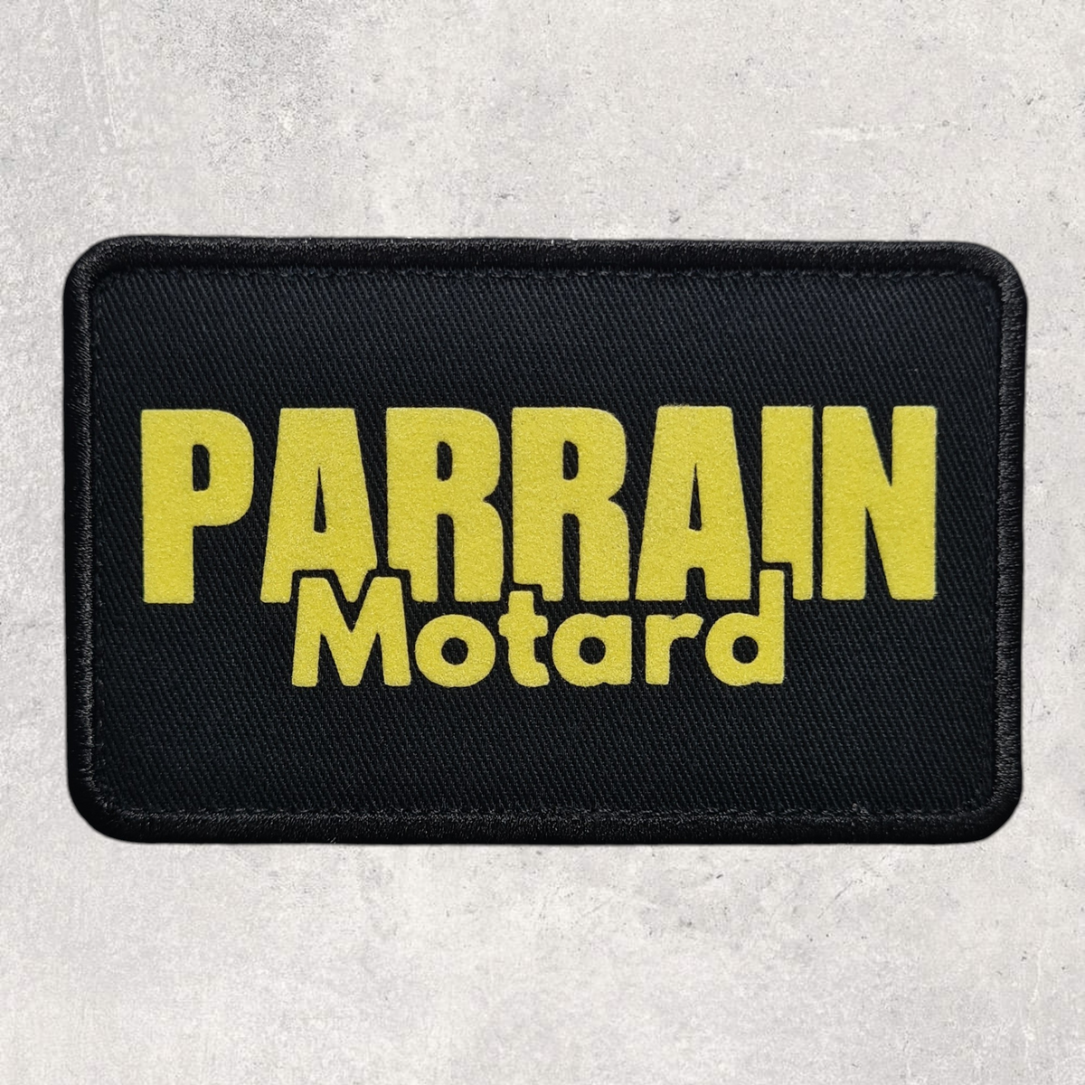Patch amovible " Parrain motard "
