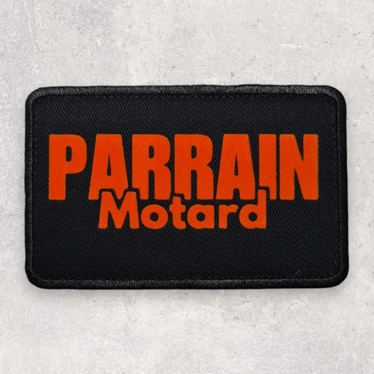 Patch amovible " Parrain motard "
