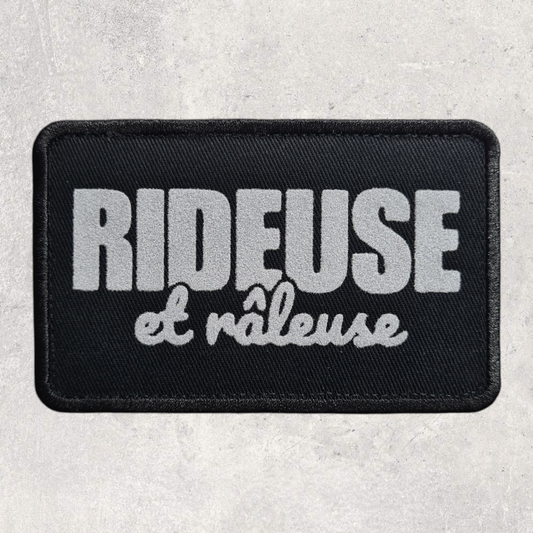 Patch amovible " Rideuse et râleuse "
