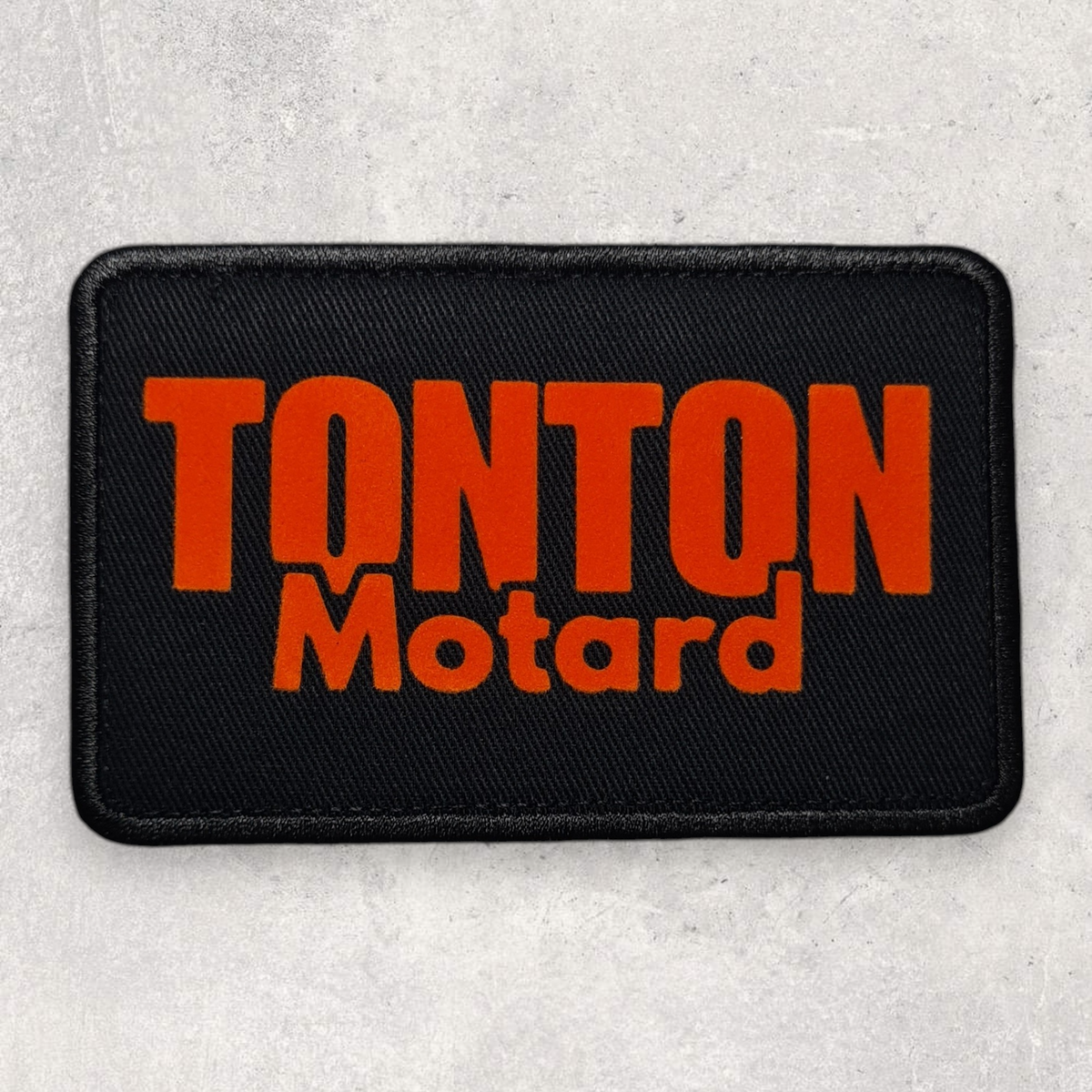 Patch amovible " Tonton motard "