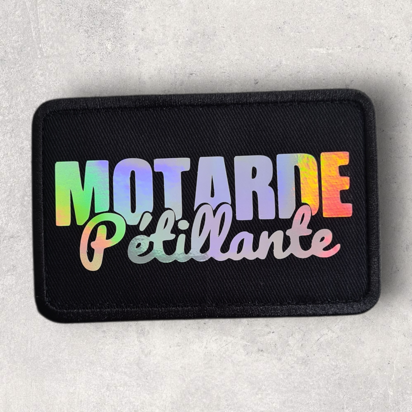 Patch amovible " Motarde pétillante "