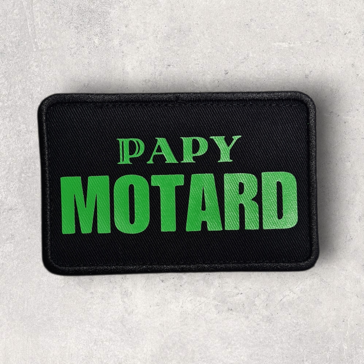 Patch amovible " Papy motard "