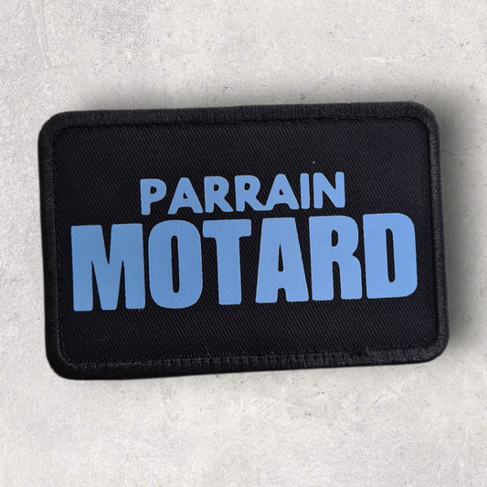 Patch amovible " Parrain motard "