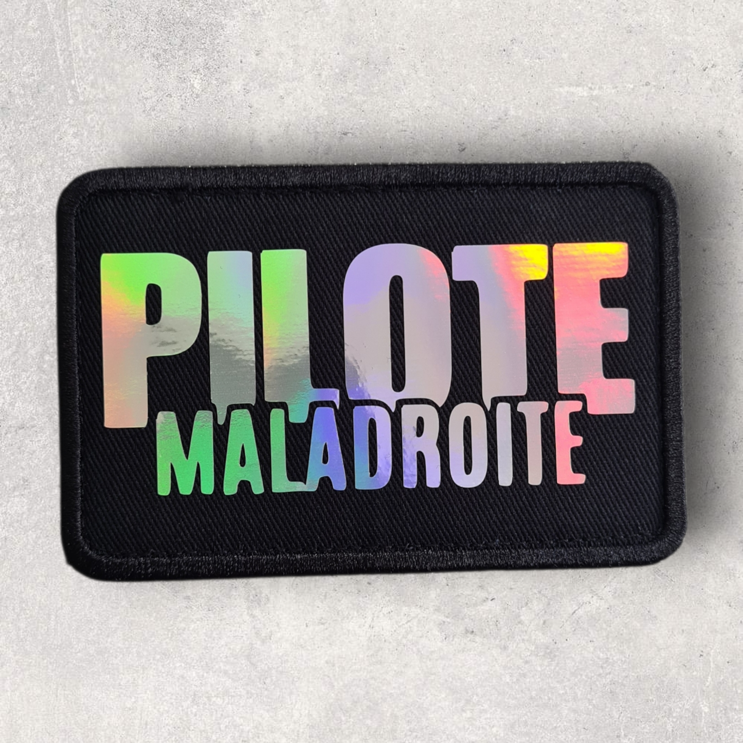 Patch amovible " Pilote maladroite "