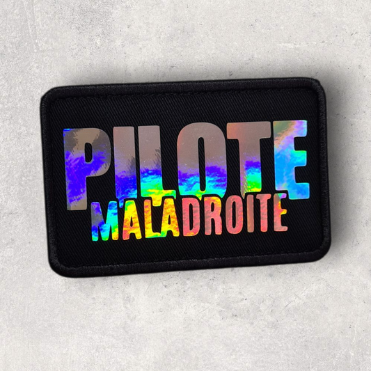Patch amovible " Pilote maladroite "