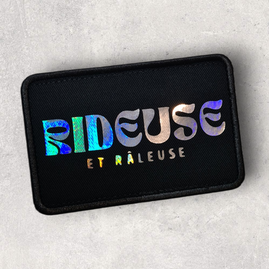 Patch amovible " Rideuse et râleuse "